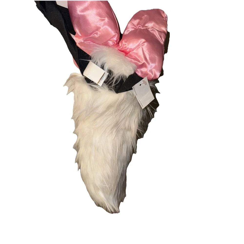 Disney Parks Aristocats Marie Plush Tail Costume Furry Large Pink Satin Bow NWT
